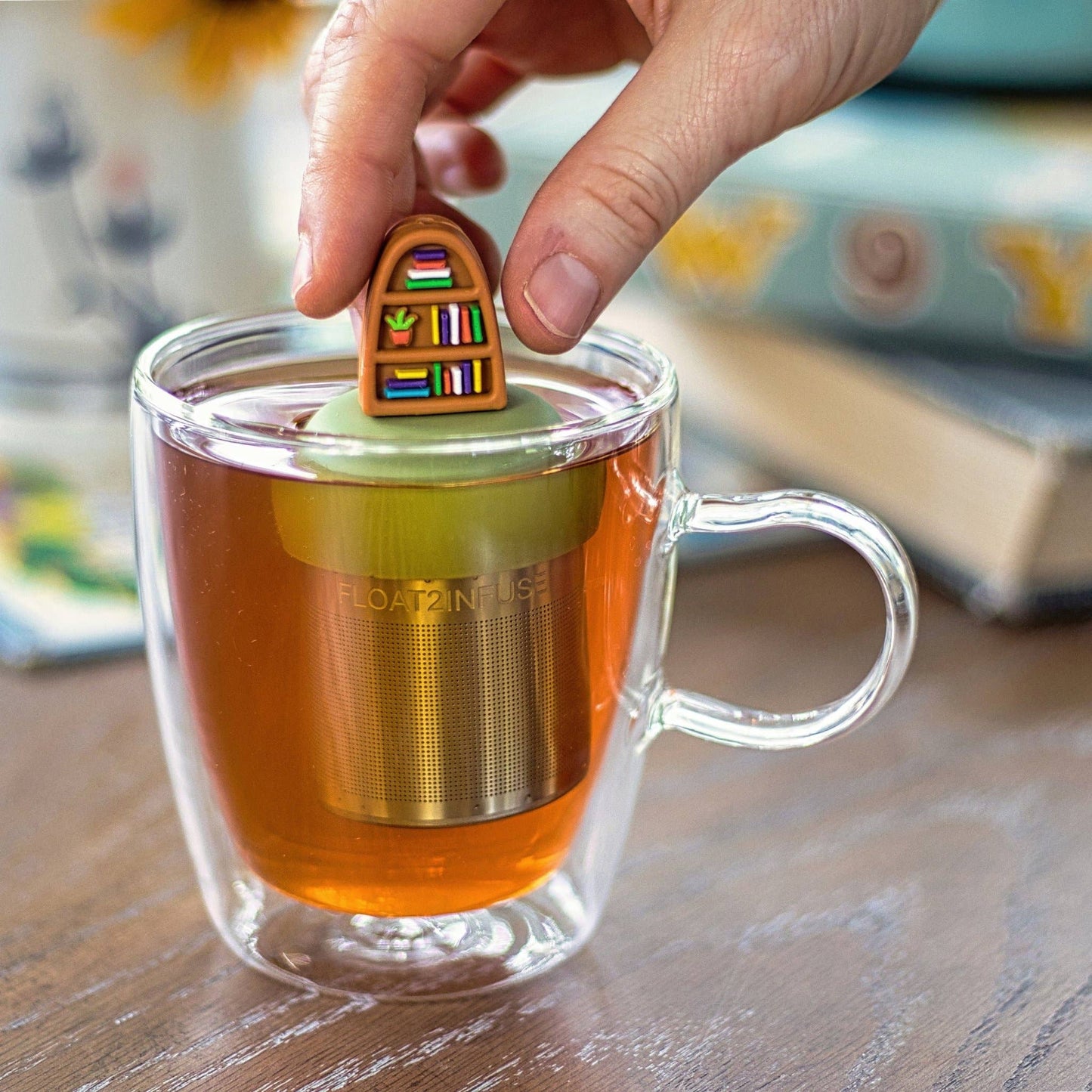 Plant Bookshelf  Floating Tea Infuser