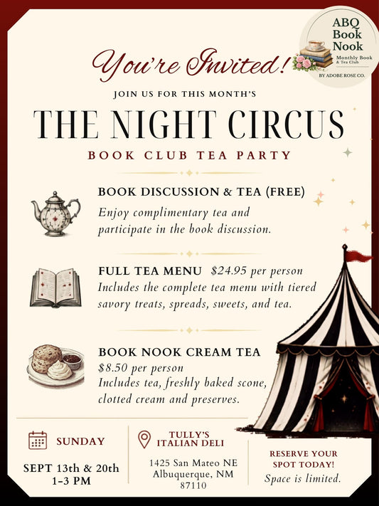 ABQ Book Nook Sept - The Night Circus