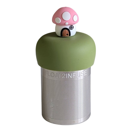 Pink Mushroom Cottage Floating Tea Infuser
